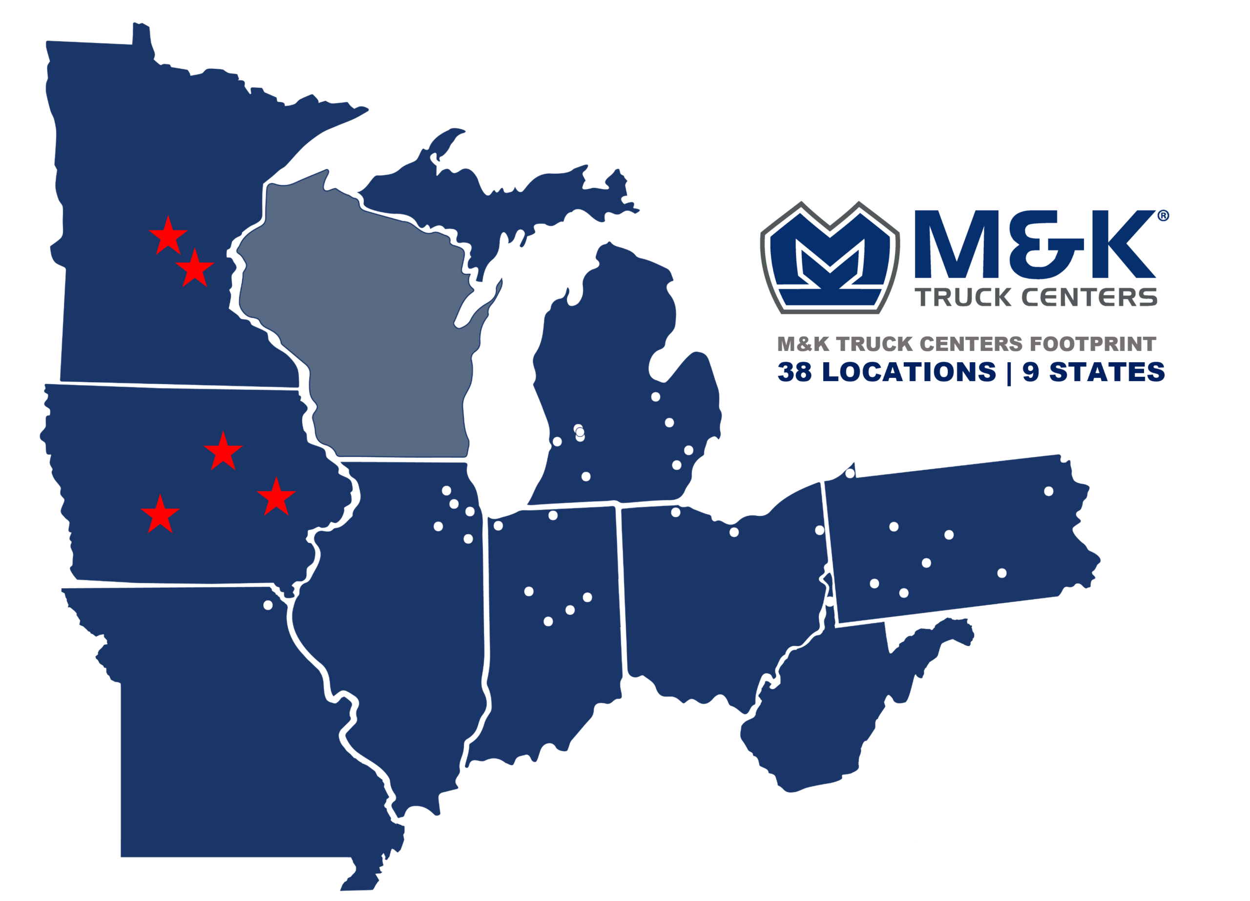 Updated M& Footprint Image